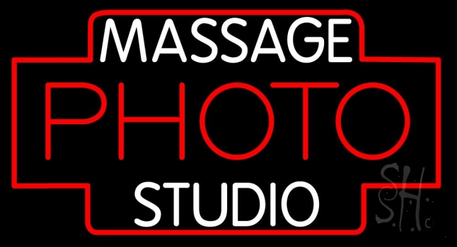 Custom Double Stroke Photo Studio LED Neon Sign