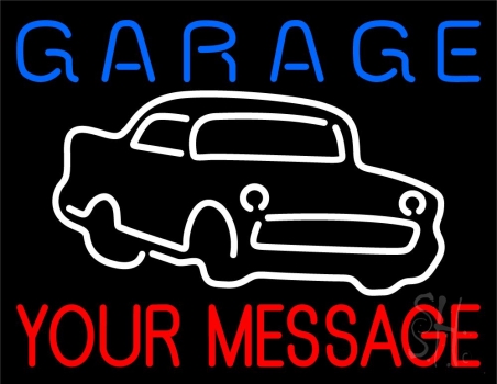 Custom Garage Car Logo 1 LED Neon Sign
