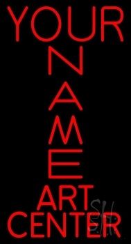 Custom Red Art Center LED Neon Sign