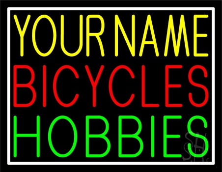 Custom Red Bicycles Block 1 LED Neon Sign