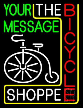Custom The Bicycle Shoppe LED Neon Sign