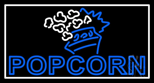 Popcorn Logo LED Neon Sign