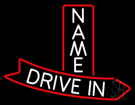 Custom Drive In Arrow LED Neon Sign