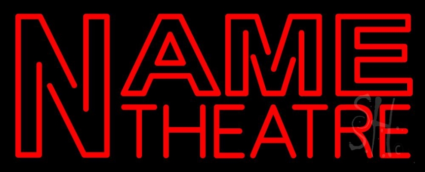Custom Red Theatre 1 LED Neon Sign