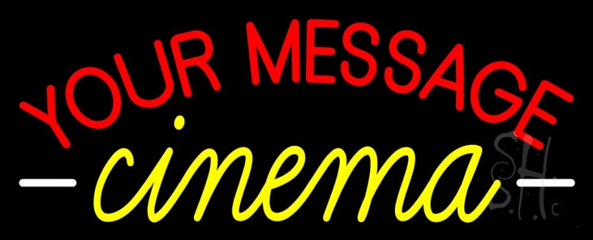 Custom Yellow Cinema LED Neon Sign