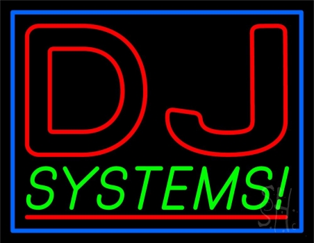 Dj Systems 1 LED Neon Sign