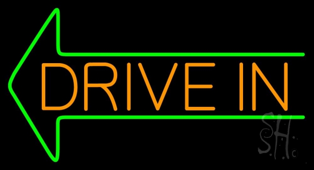 Drive In LED Neon Sign