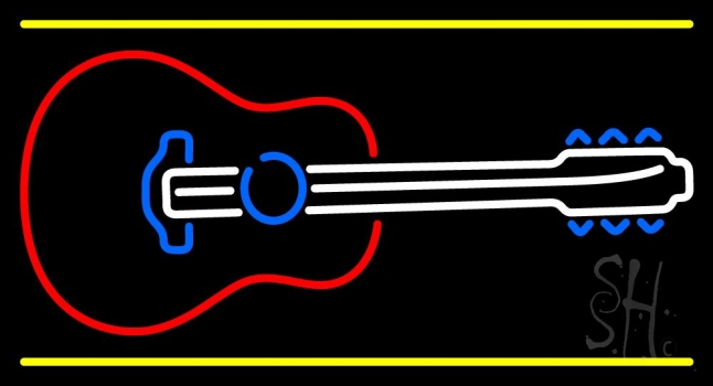 Guitar LED Neon Sign