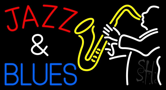 Jazz And Blues LED Neon Sign