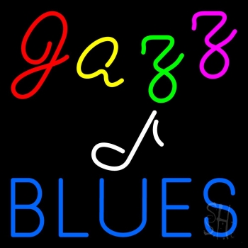 Jazz Music Note Blues LED Neon Sign