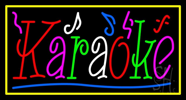 Karaoke 1 LED Neon Sign