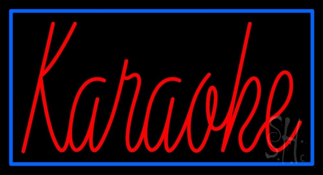 Karaoke Cursive LED Neon Sign
