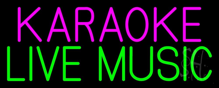 Karaoke Live Muisc 1 LED Neon Sign