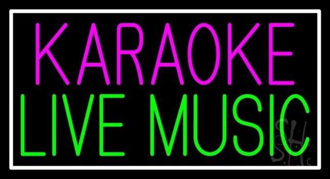 Karaoke Live Muisc LED Neon Sign