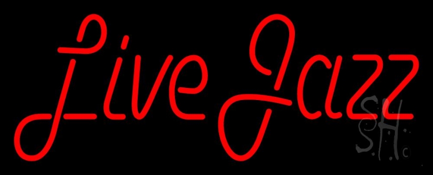 Live Jazz LED Neon Sign