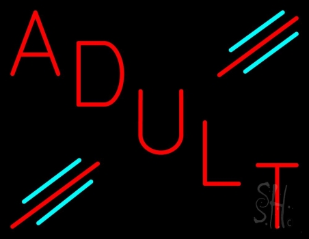 Red Adult LED Neon Sign