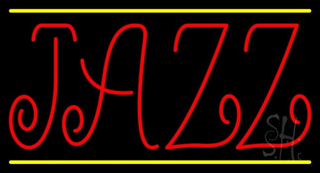 Red Block Jazz 3 LED Neon Sign