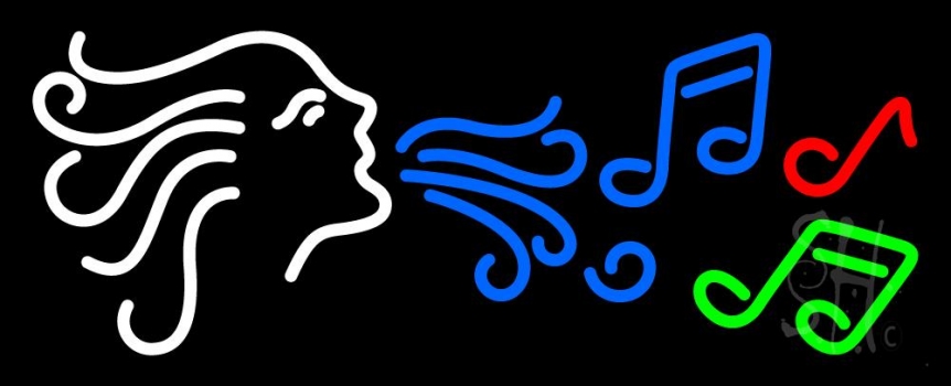 Angel Notes Music LED Neon Sign