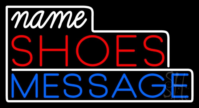 Custom Block Shoes LED Neon Sign