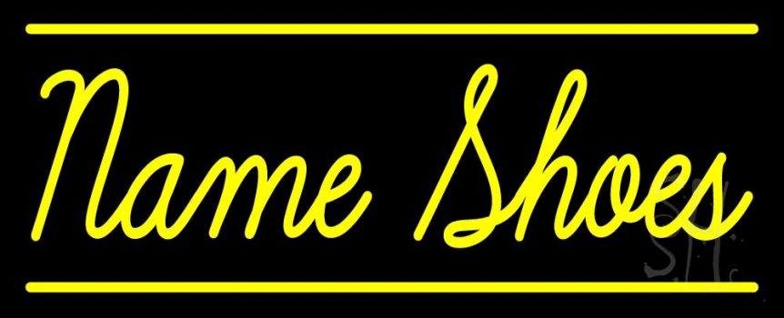 Custom Cursive Shoes LED Neon Sign
