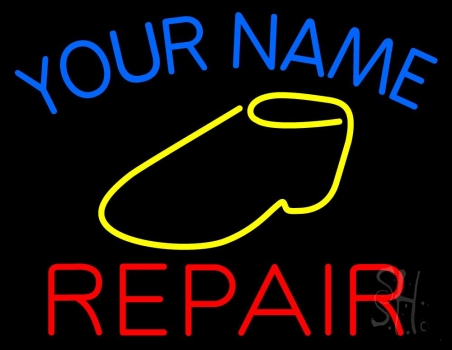 Custom Red Repair With Shoe LED Neon Sign