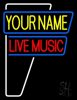 Custom Live Music Block LED Neon Sign