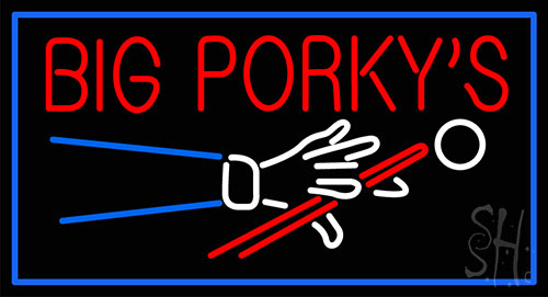 Big Porkys LED Neon Sign