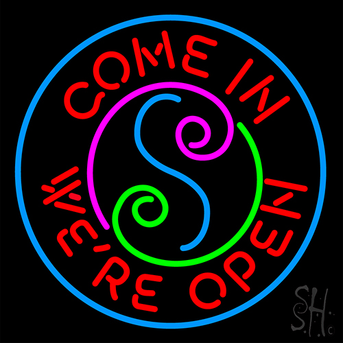 Come In Were Open LED Neon Sign