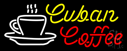Cuban Coffee LED Neon Sign