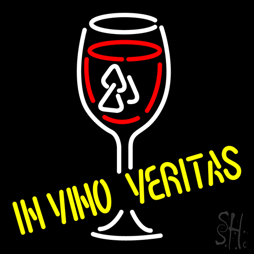 In Vino Veritas LED Neon Sign