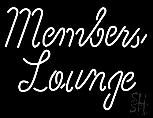 Members Lounge LED Neon Sign