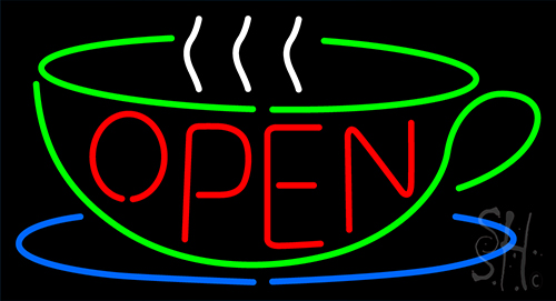 Open Cup LED Neon Sign