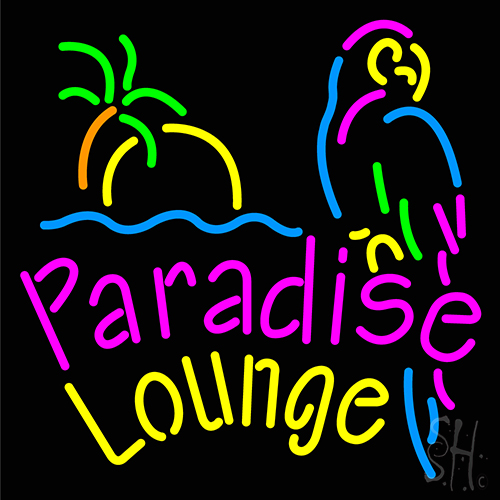 Paradise Lounge LED Neon Sign