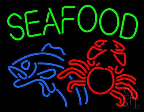 Seafood LED Neon Sign