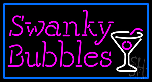 Swanky Bubbles LED Neon Sign