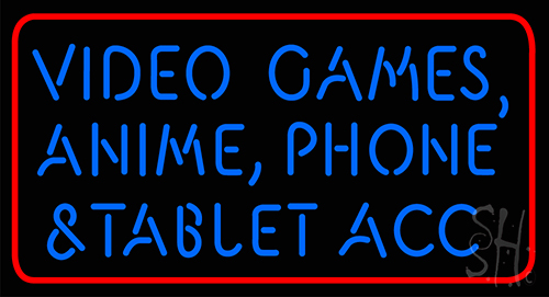 Video Games Anime Phone And Tablet Acc LED Neon Sign