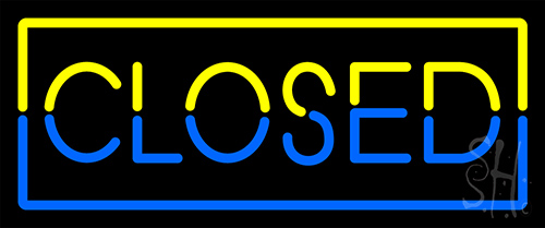 Closed Border LED Neon Sign