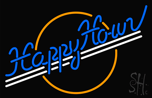 Happy Hour LED Neon Sign
