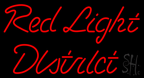 Red Light District LED Neon Sign