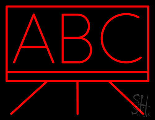 A B C LED Neon Sign