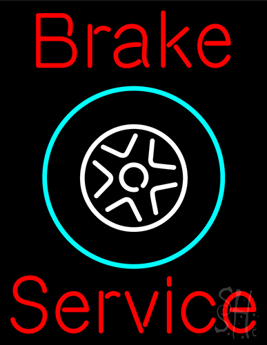 Brake Service LED Neon Sign