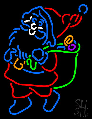 Christmas Santa Claus LED Neon Sign