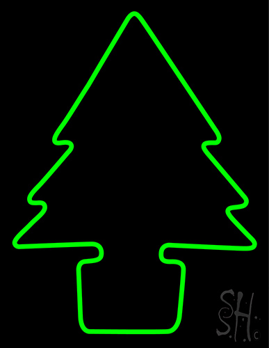 Christmas Tree LED Neon Sign