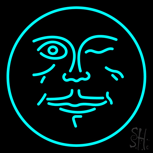 Full Moon Bar And Grill Logo LED Neon Sign