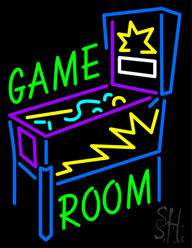 Game Room Pinball Machine LED Neon Sign