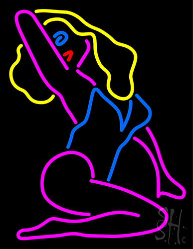 Girl LED Neon Sign