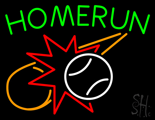 Home Run LED Neon Sign