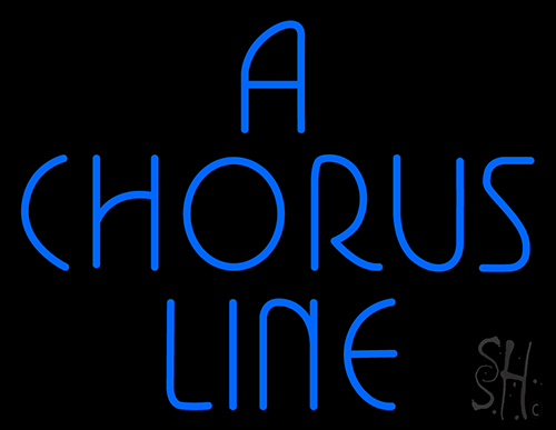 A Chorus Line LED Neon Sign