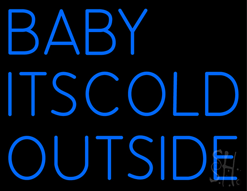 Baby Its Cold Outside LED Neon Sign