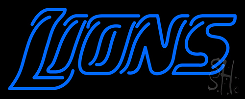 Blue Lions LED Neon Sign